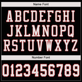 Custom Black White-Scarlet Classic Style Mesh Authentic Football Jersey